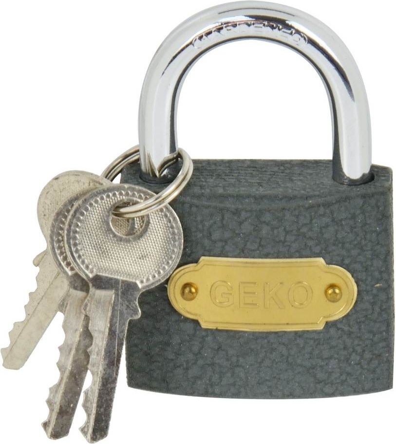 Geko Kłódka szara 50 mm (6/120)