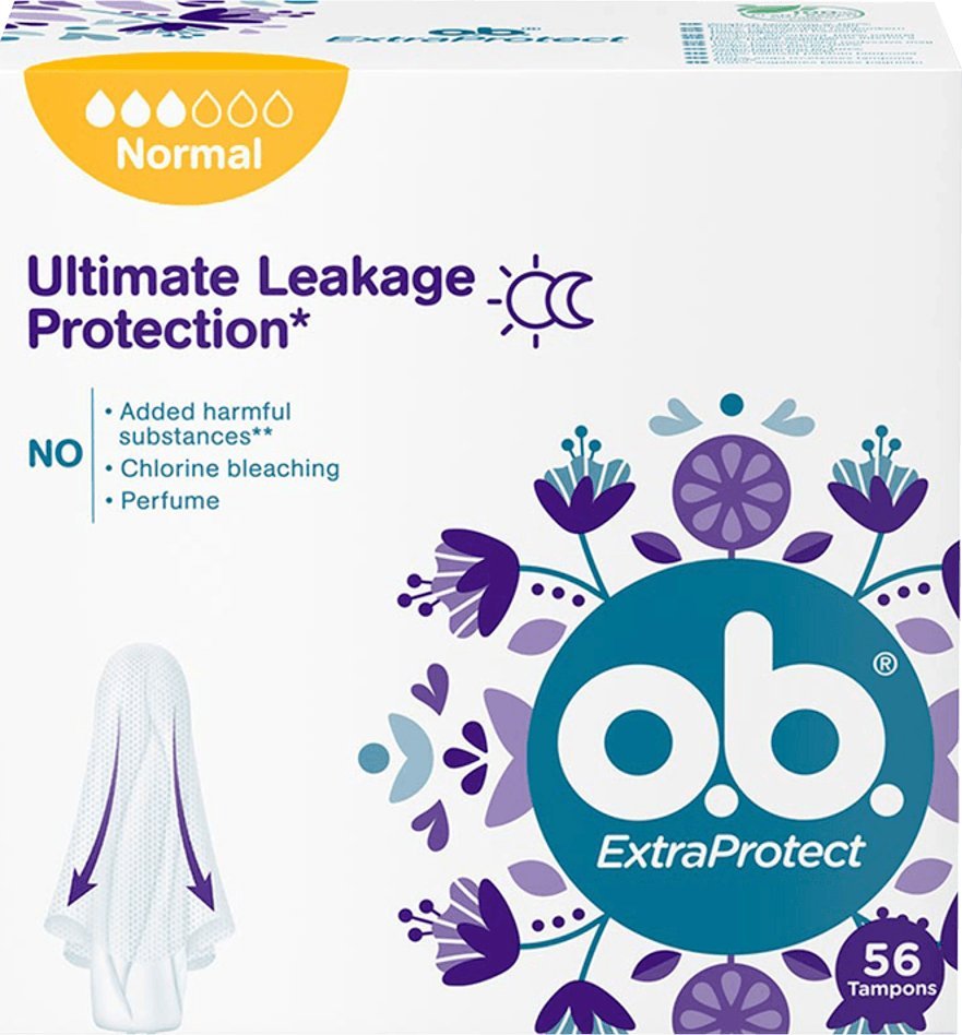 O.B O.B. ExtraProtect Normal Tampony 56 sztuk
