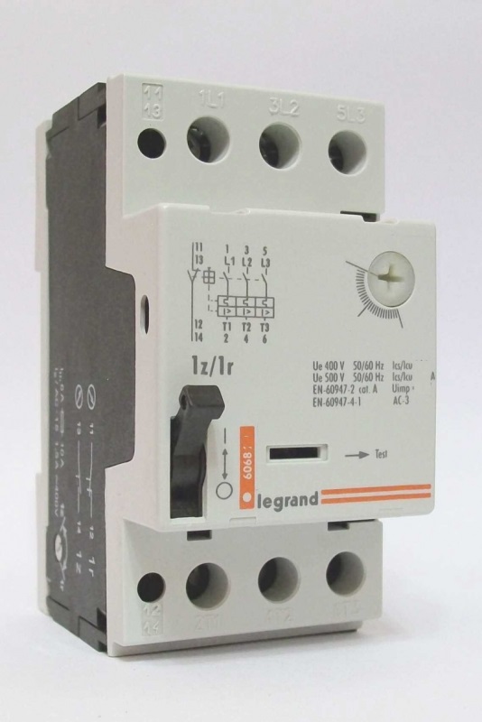 Legrand Wyłącznik silnikowy 3P 0,06kW 0,16-0,25A M250 1Z/1R 0,25 606821