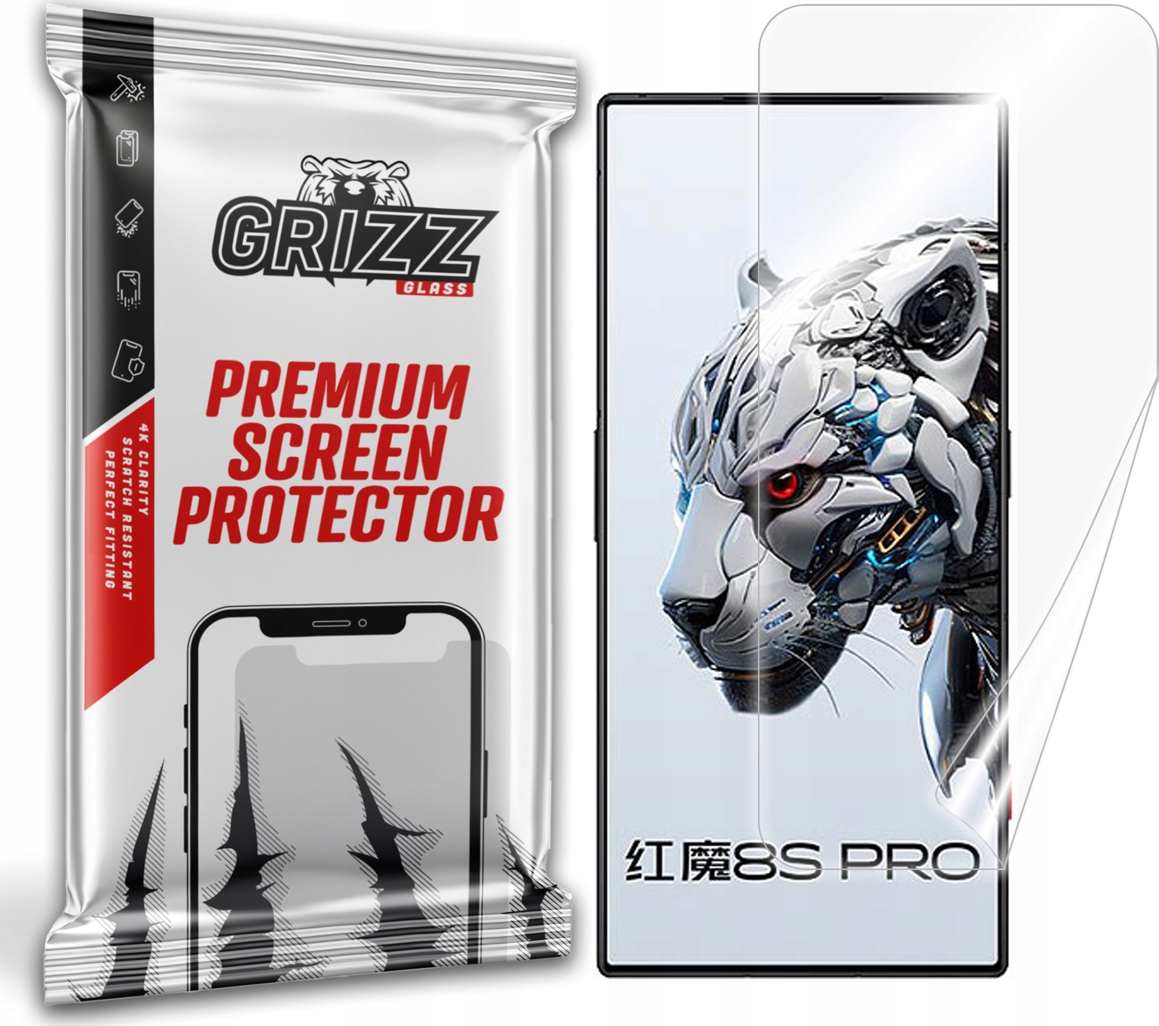 GrizzGlass Folia ceramiczna GrizzGlass CeramicFilm do Nubia Red Magic 8S Pro+