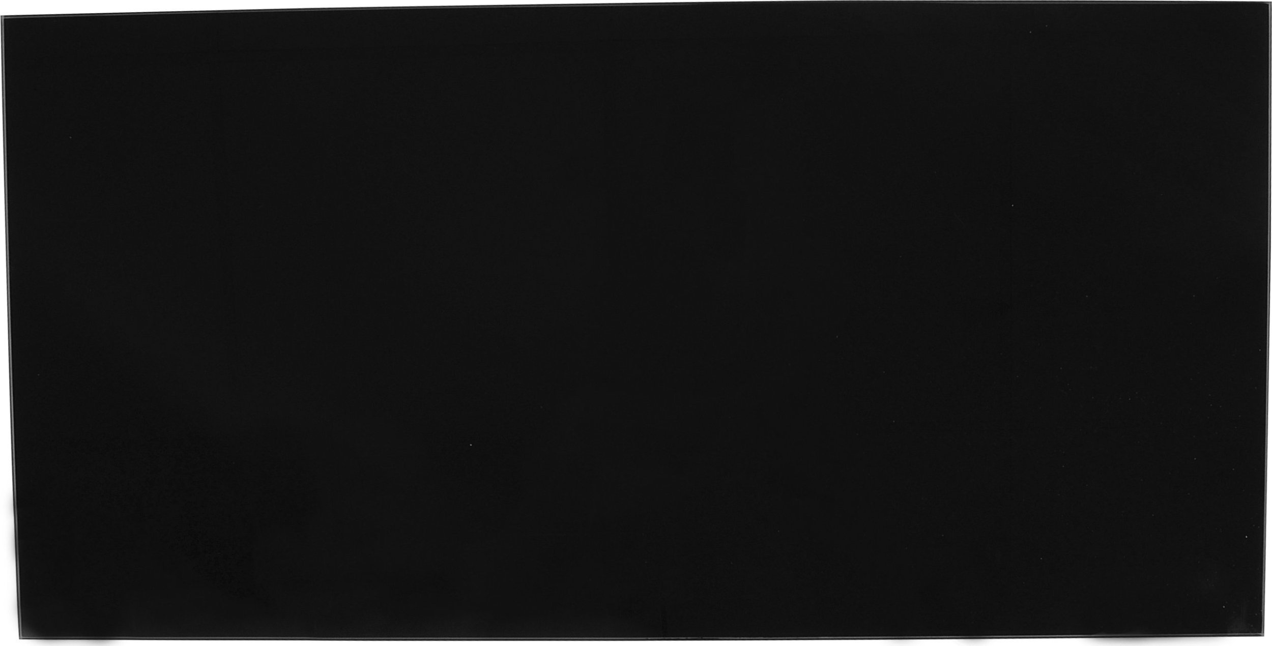 Home It Stænkplade sort glas 60x30 cm.