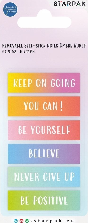 Starpak ZAKLADKA IND 44X12/20K 6KOL OMBRE STK B/C24/840