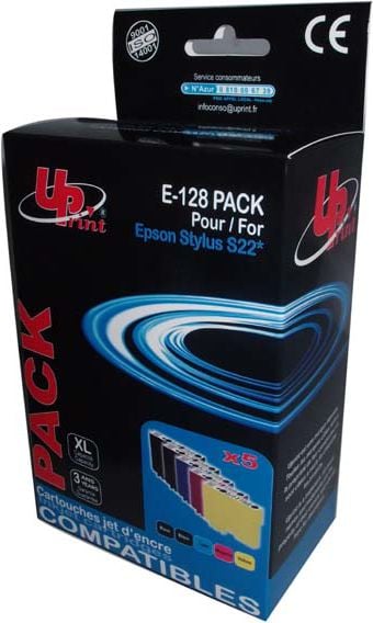 Tusz UPrint Tusz E-128 PACK / C13T128 2x Black, 1x Cyan, 1x Magenta, 1x Yellow