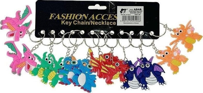 Brelok silikonowy smok (12szt)