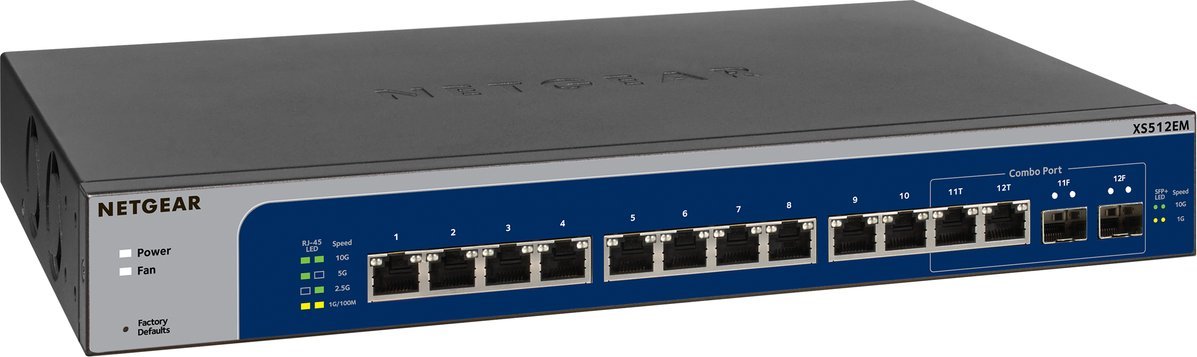 Switch NETGEAR XS512EM-100EUS
