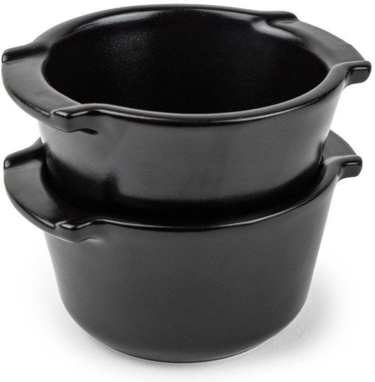 APPOLIA Ramekin satynowa czerń 20 cl (2 szt.)
