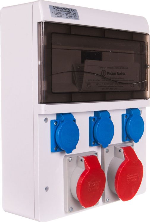 Tarel Zestaw zasilający 16A/32A/400V 5P + 3x16A/250V 13-mod IP44 6634-000 - 6634-000