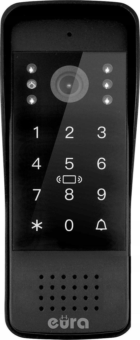 Eura WIDEODOMOFON EURA VDP-86A3 - monitor 10" czarny