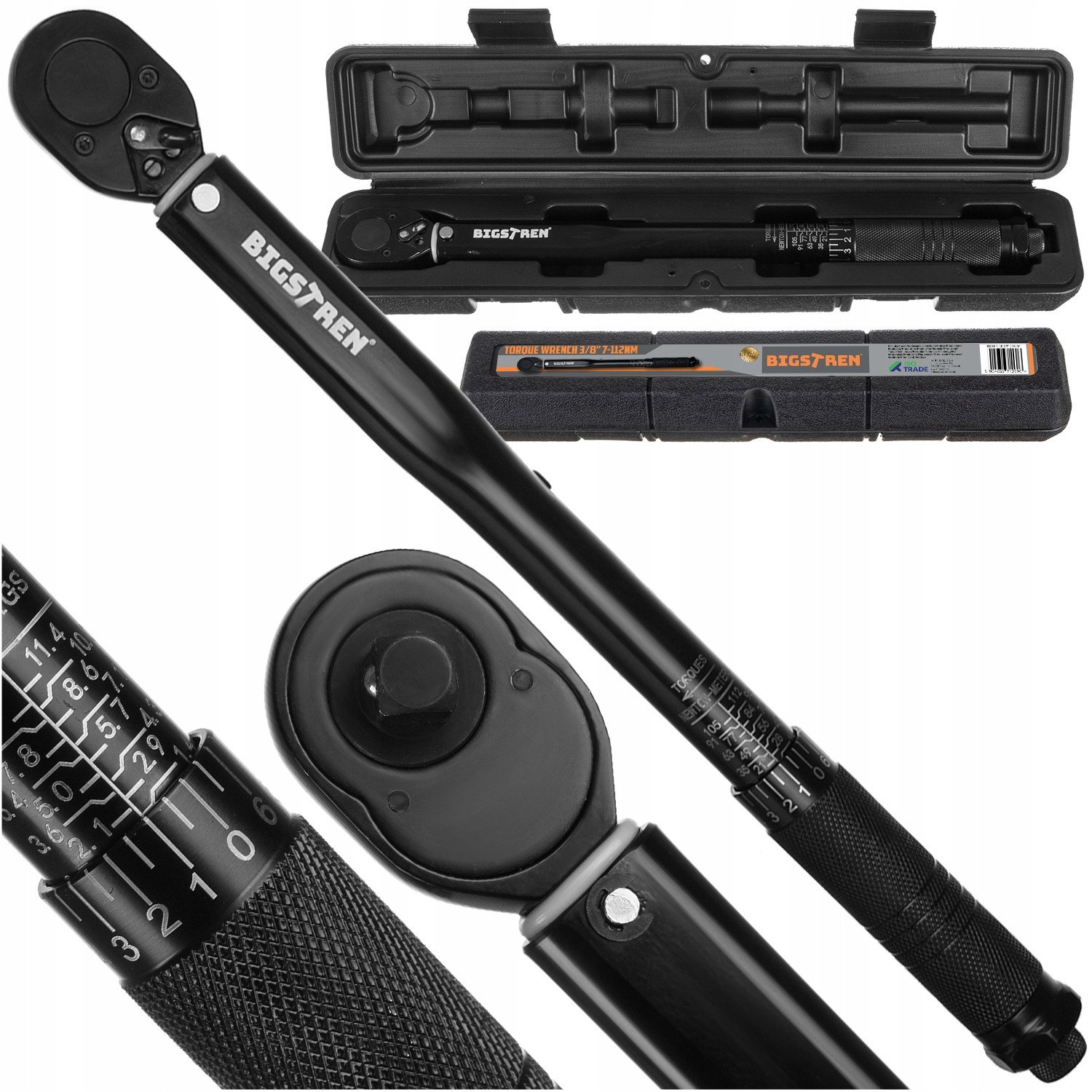 Klucz dynamometryczny 3/8 7-112Nm Bigstren 26079