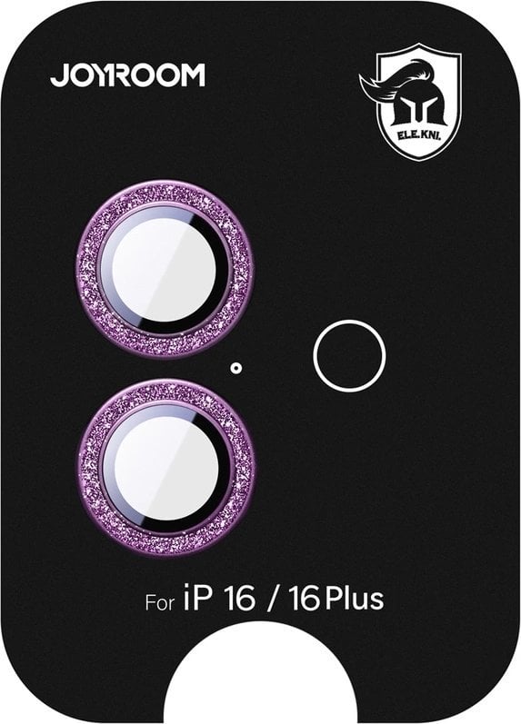 Szkło ochronne Joyroom JR-MSF0302 na obiektywy iPhone 16/16 Plus - różowe
