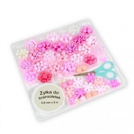 Polsirhurt Koraliki odcienie różowego 594el EDUKAMP