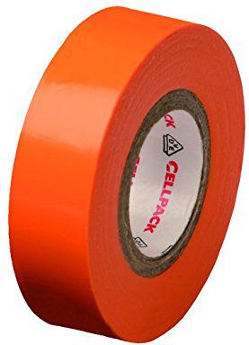 Cellpack Taśma izolacyjna 128 PVC pomarańczowa 25m (145795)