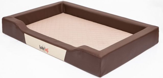 Hobbydog Legowisko Deluxe - Brązowo-beżowe XXL