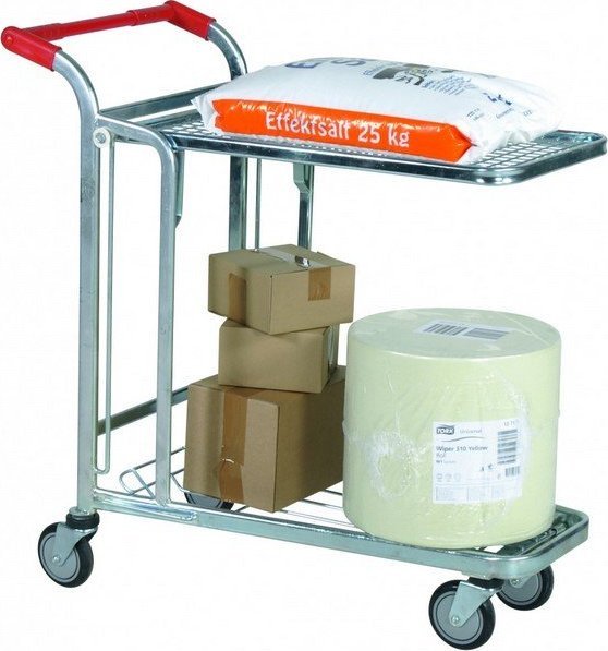 Swedmach Wózek sklepowy z półką wym. 1030x530x1020 mm (ładowność 300 kg)