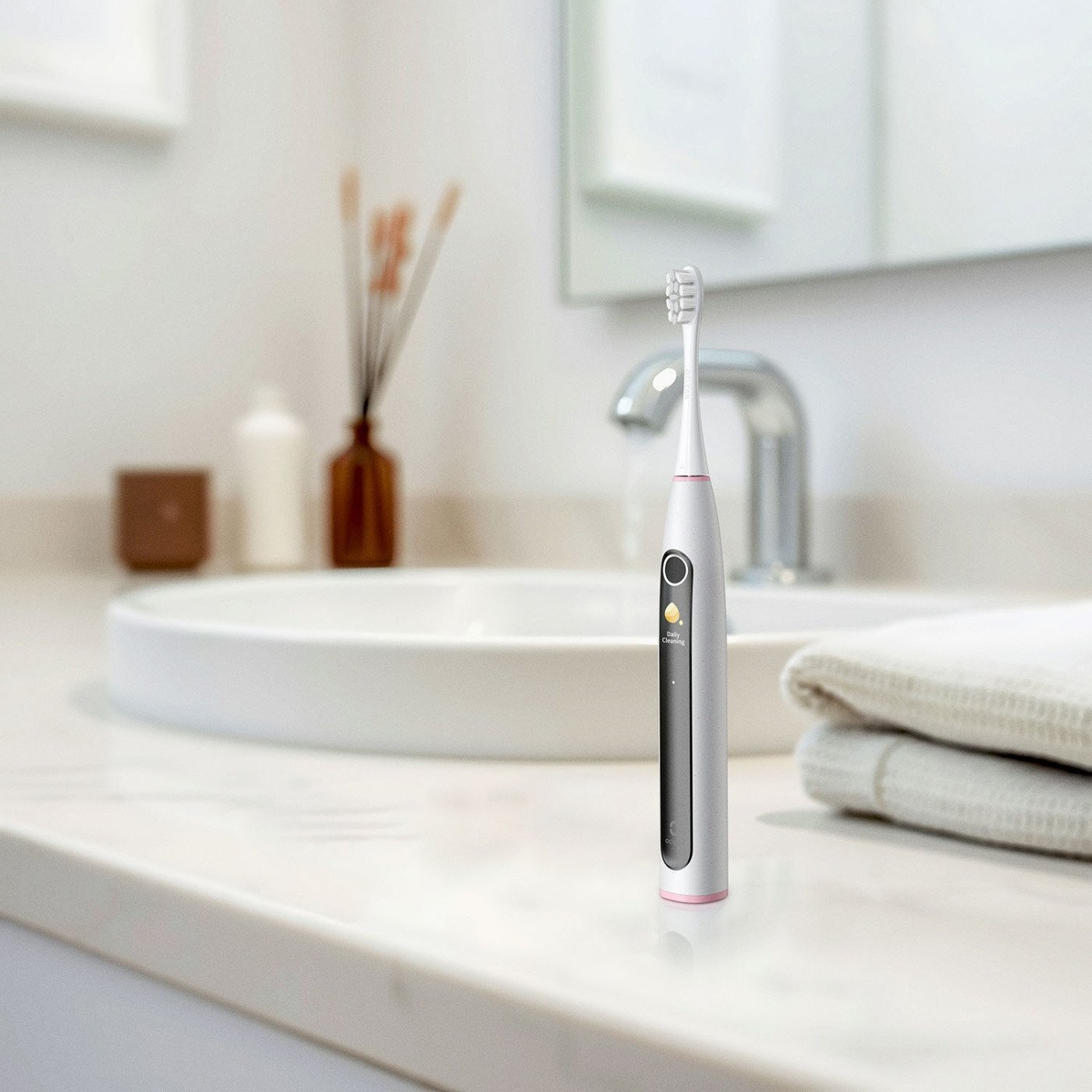 Oclean X Lite S Duo Set electric toothbrushes for two, blue and gray