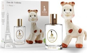 Sophie la Girafe Gift Box Set Sophie la Girafe: Sophie La Girafe, Giraffe, Collectible Plush Toy, 0+ months + Paris, Eau De Toilette, For Boys, 100 ml