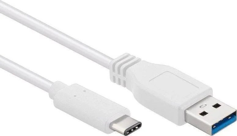 Kabel USB PremiumCord USB-A - USB-C 3 m Biały (ku31ck3w)