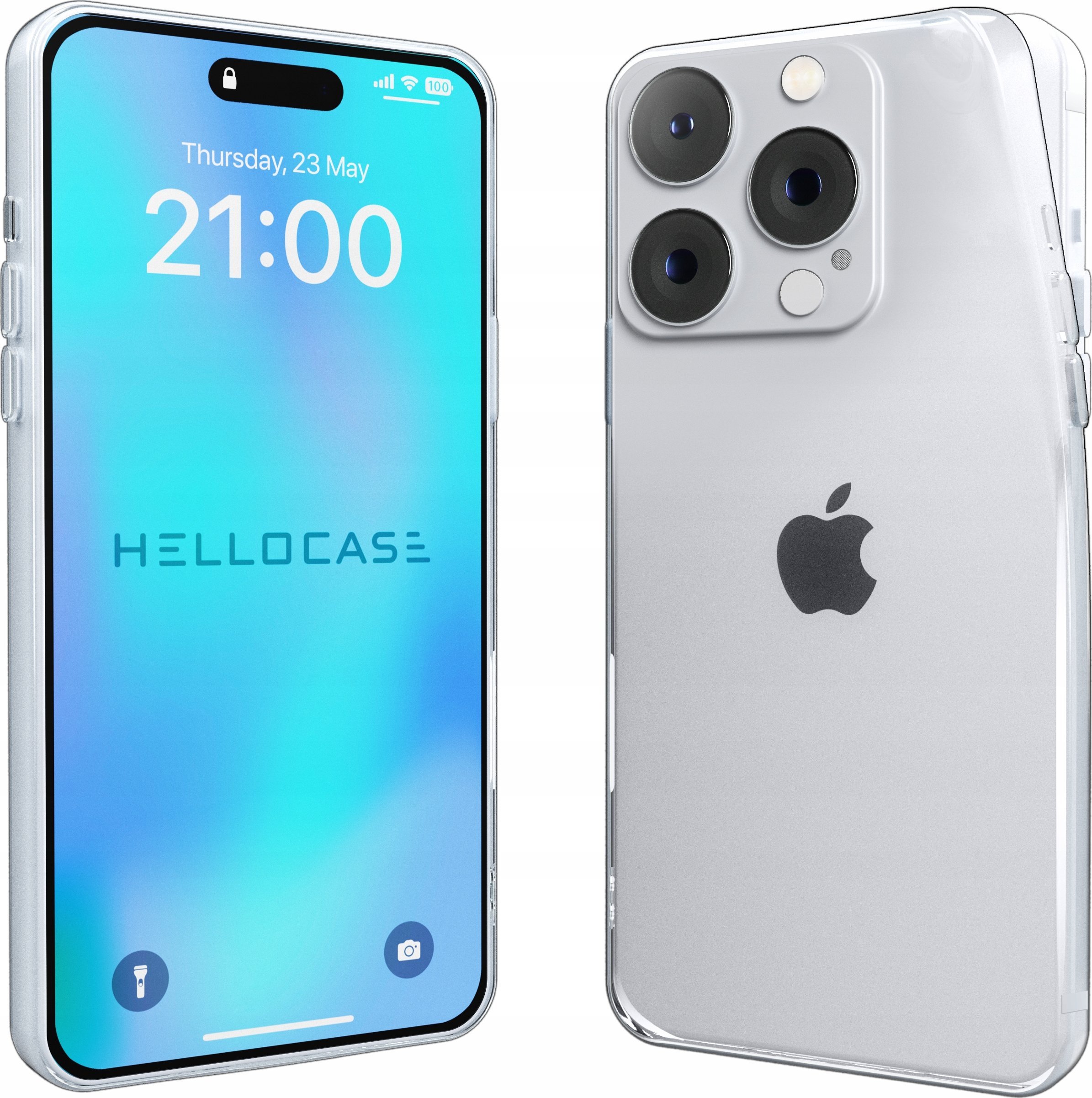 Hello Case Etui Case Obudowa Do Apple iPhone 16 Pro Bezbarwne Gumowe Silikon Ochronne