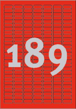 Avery Zweckform ETYK.ZF L6036 MINIETYKIETA 25,4X10 MMCZE ETYKIETA - L6036-20