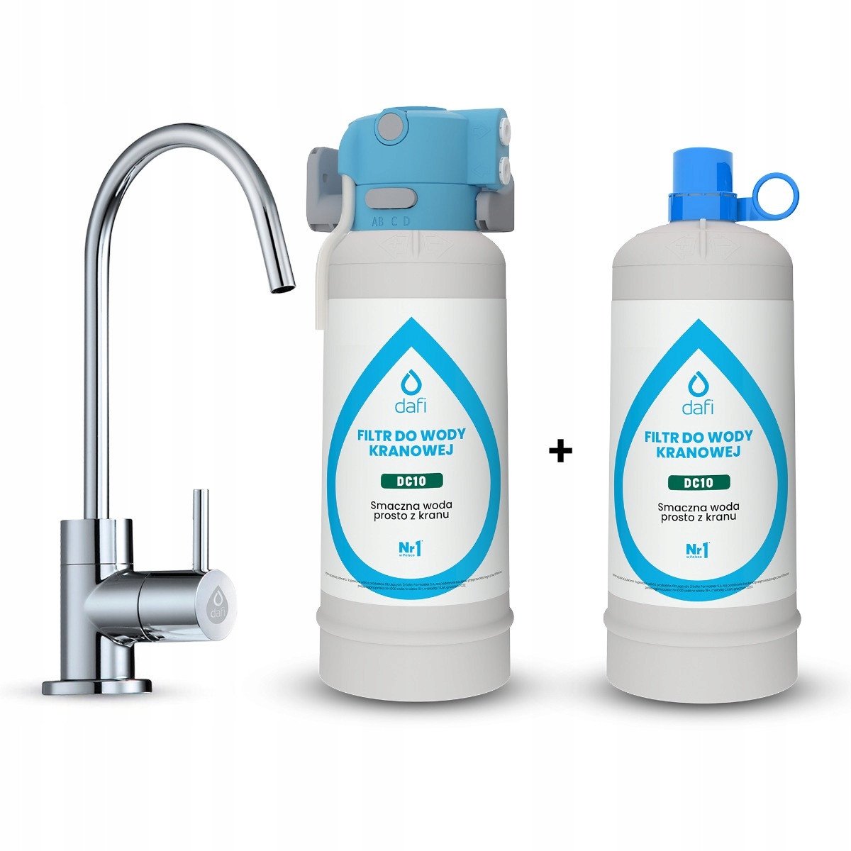 System filtrujący Dafi FLOW COMFORT 2x Filtr DC10 + kran ALTO chrom