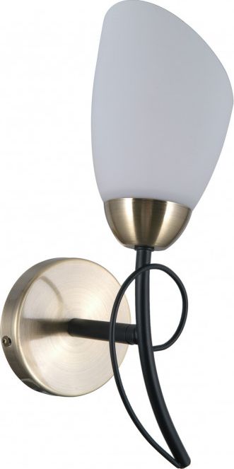 Kinkiet Italux Kinkiet ścienny do salonu brązowy Italux Cristina WL-6706-1