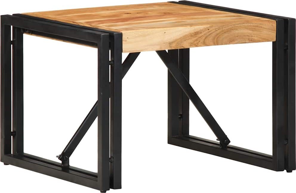 Stolik kawowy 50x50x35 cm Drewno lite Akacja