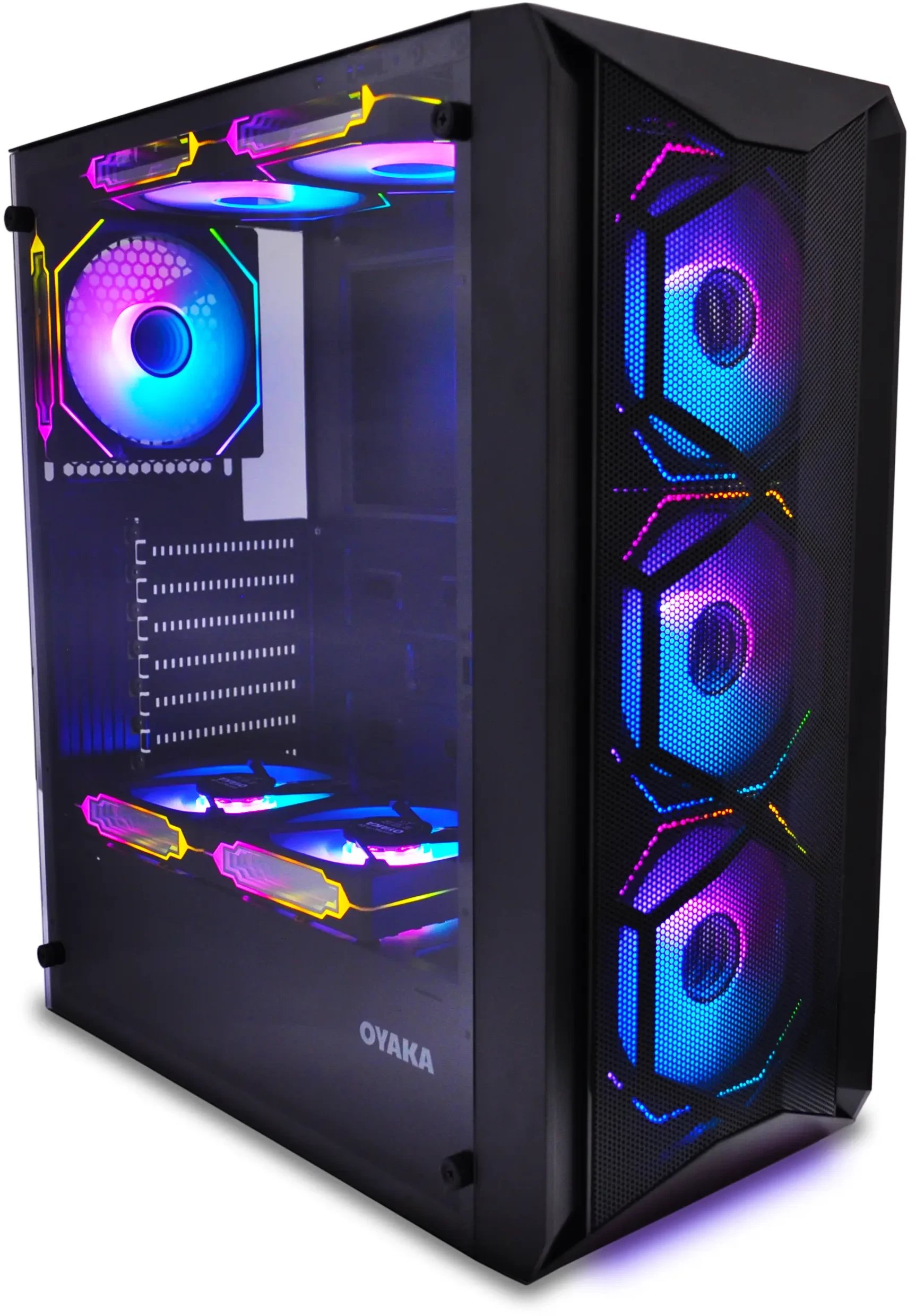 Obudowa komputerowa OYAKA FUSION TOWER FT-G2 MAX, 8x wentylator ARGB