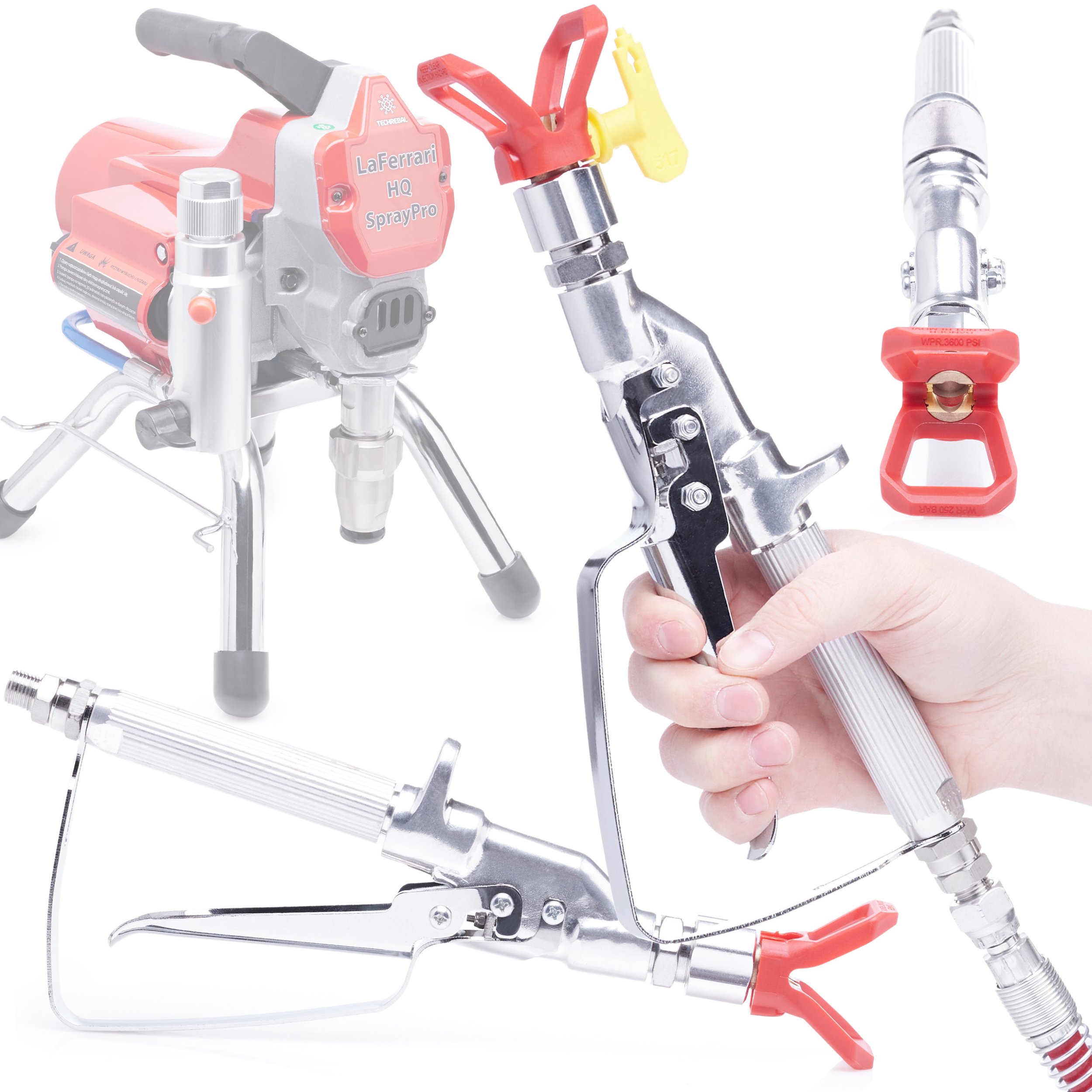 Pistolet Malarski Liniowy F4 Malowanie Sufitów Agregat Malarski