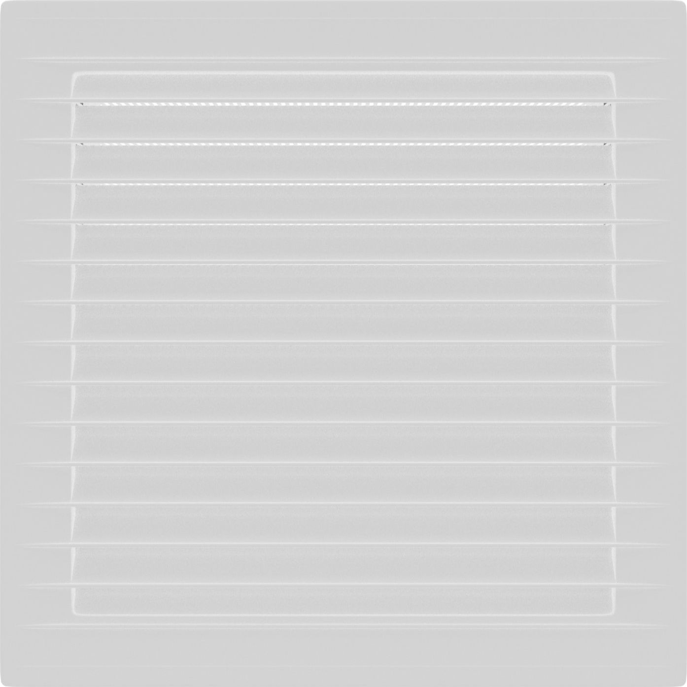 airRoxy Kratka wentylacyjna skośna z siatką 14x14 biała AirRoxy 0914