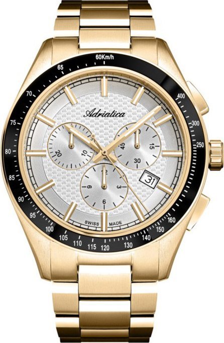Zegarek męski Adriatica A8245.1113CH złoty