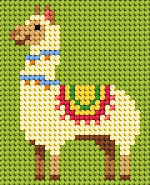 Haft. Moje pierwsze wyszywanie - Lama