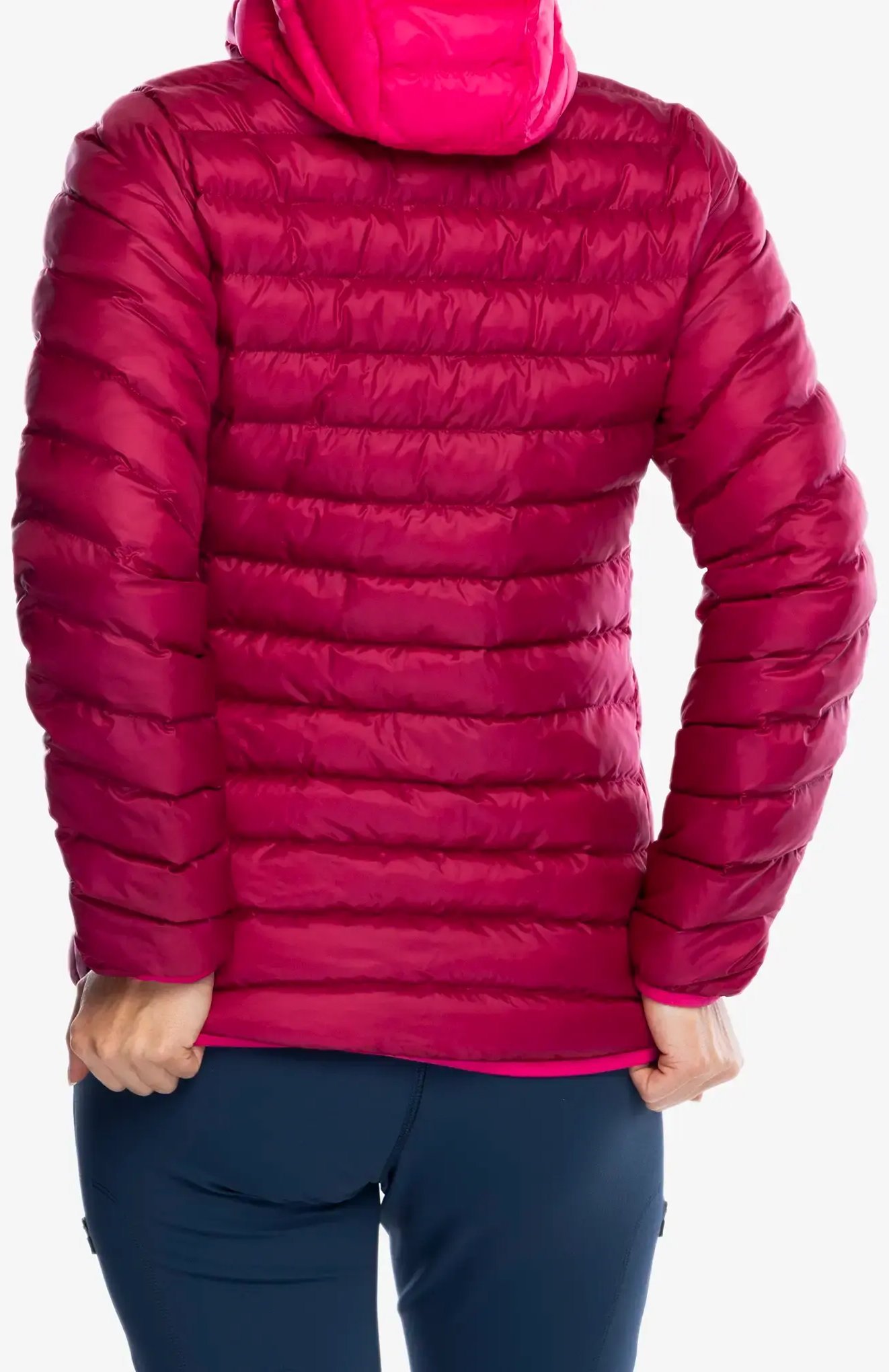 Kurtka ocieplana damska Haglofs Sarna Mimic Hood - deep pink
