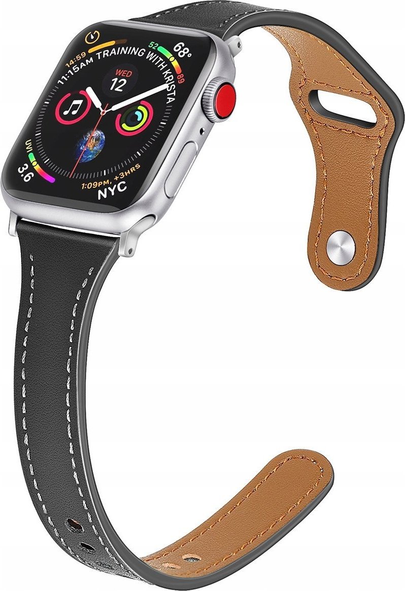 PASEK SKÓRZANY do APPLE WATCH 1 2 3 4 5 6 7 SE