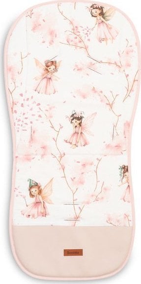 Sensillo WKŁADKA MUŚLINOWA DO WÓZKA - WRÓŻKI RÓŻOWY