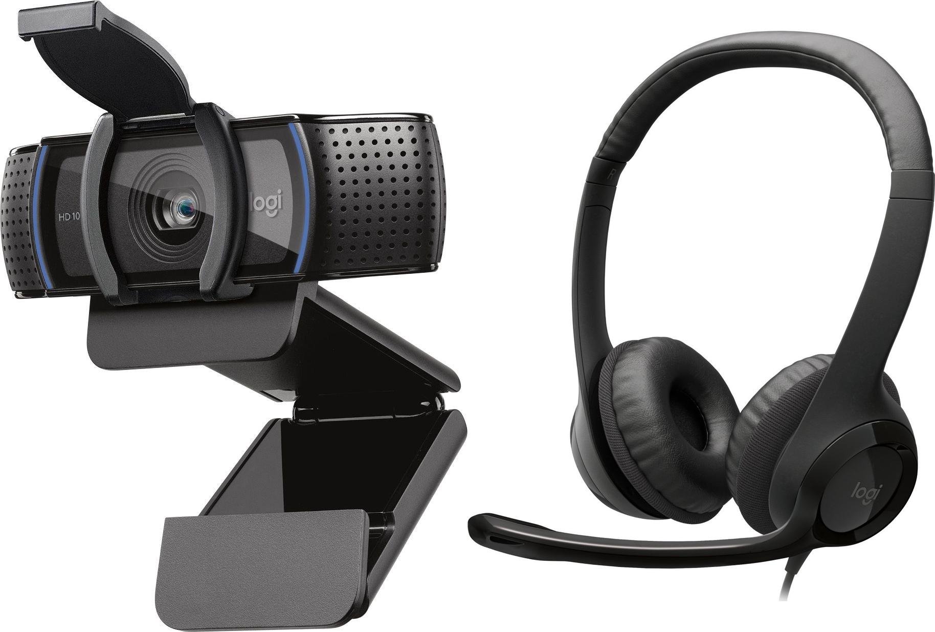 Kamera internetowa Logitech C920S Pro (960-001252) + H390 (981-000406)