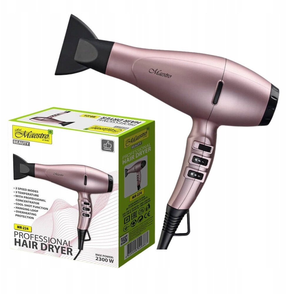 Suszarka do włosów 2300W MAESTRO MR-224