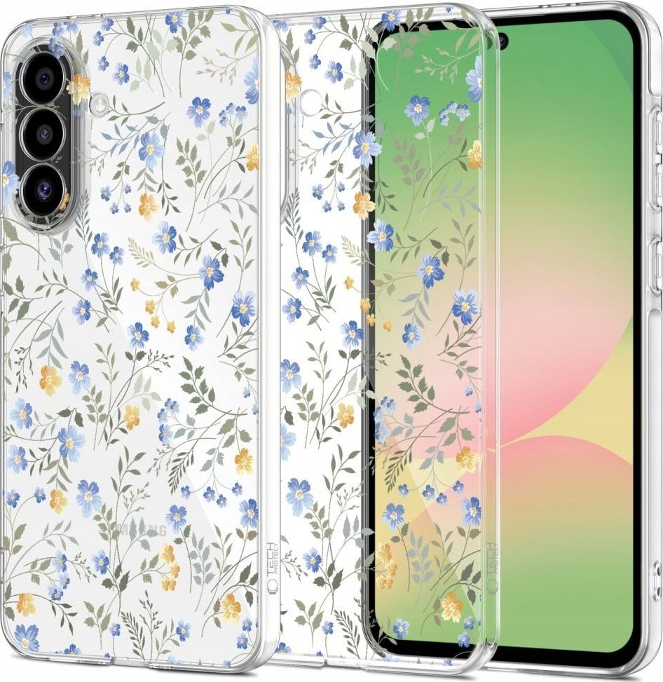TECH-PROTECT FLEXAIR GALAXY A56 5G SPRING FLOWERS