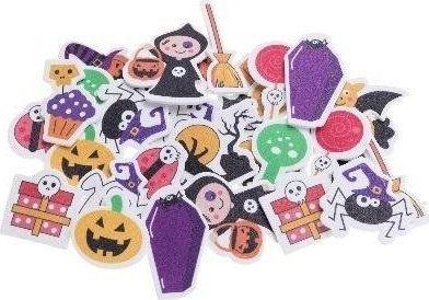 Naklejki z pianki Halloween 32szt