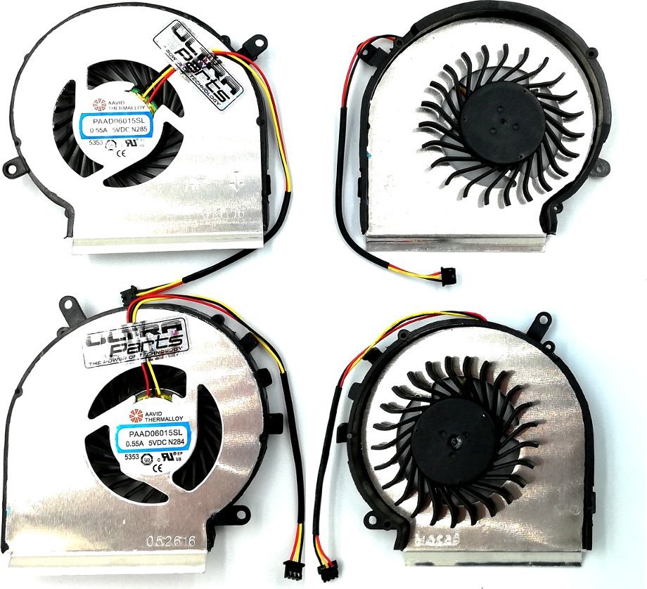 Wentylator Ultra Parts Wentylator MSI GPU + CPU GE62 GE72 GL62 GL72 GP62 GP72 PE60 PE70 PAAD06015SL