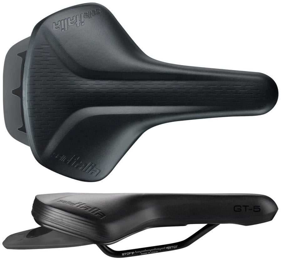 Siodło SELLE ITALIA GT-5 FLOW L (id match L2), FeC Alloy Rail, EVA, 329g (NEW 2025)