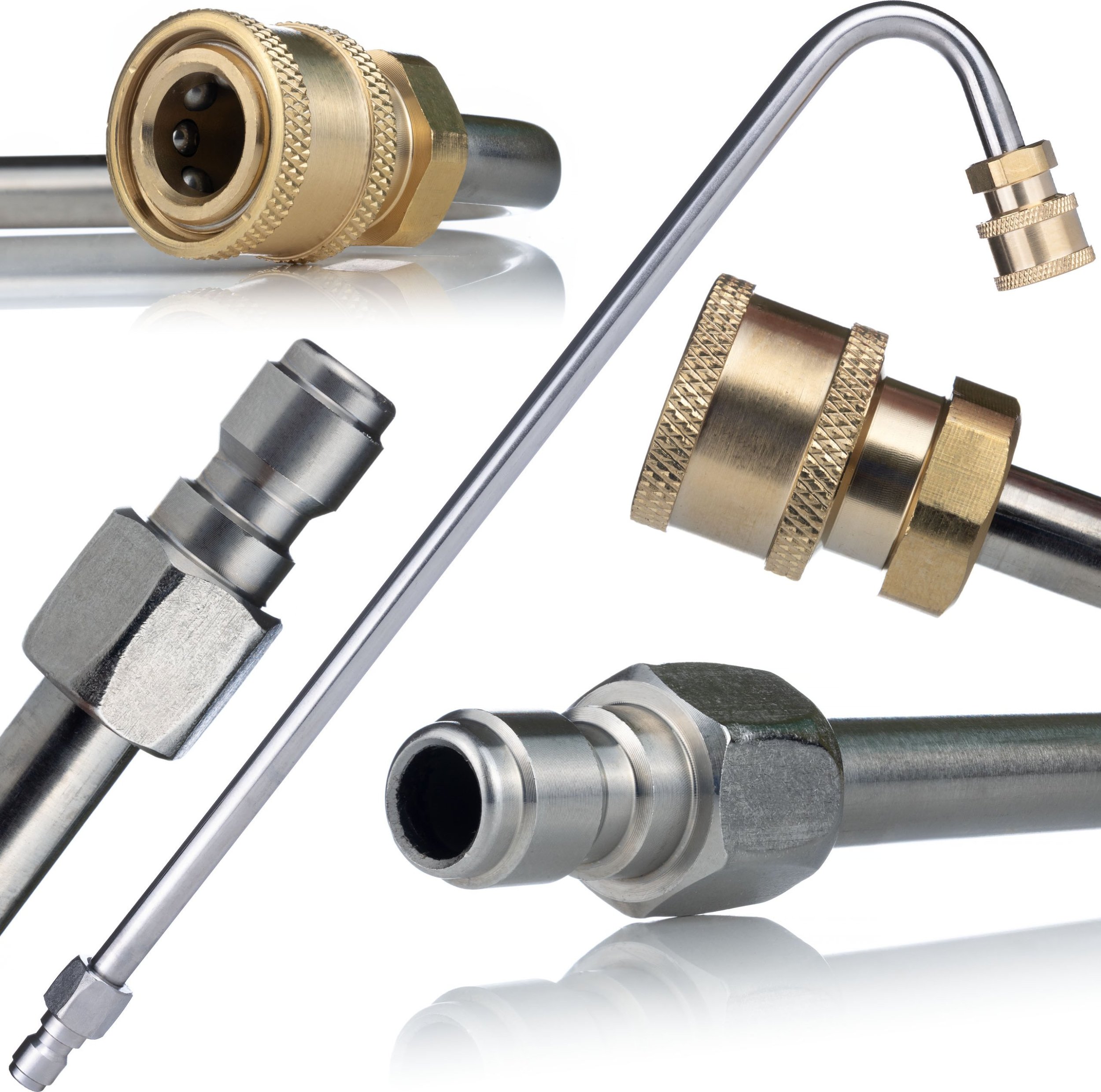 Myjka ciśnieniowa Rosfix LANCA DO MYJKI NA SZYBKOZŁĄCZKE 1/4 34CM ZAGIETA U ROSFIX LAVOR PARKSIDE