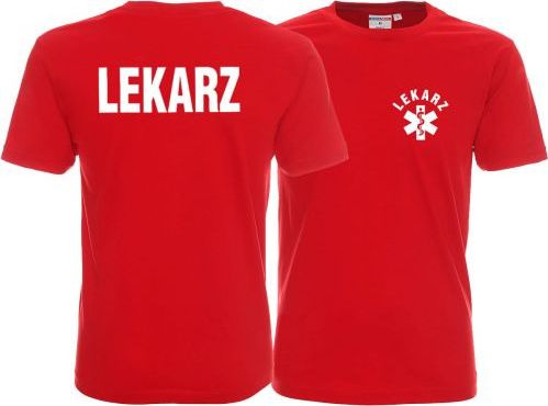 LPP - Promostars Koszulka męska LEKARZ czerwona