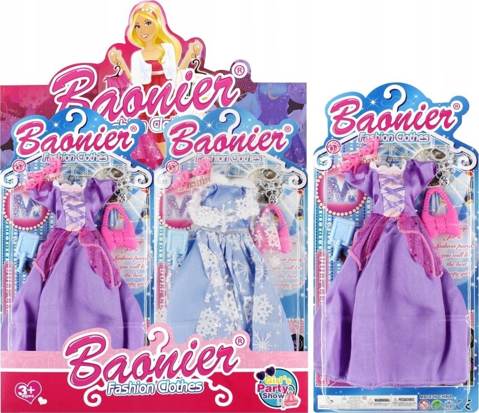 Mega Creative UBRANKO DLA LALEK 17X35X3 MIX2 MC DISP 12/144