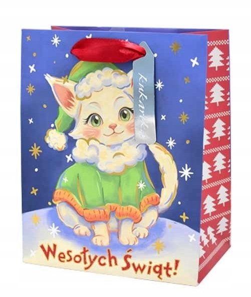 Torba QS Boże Narodzenie Zwierzątka MIX