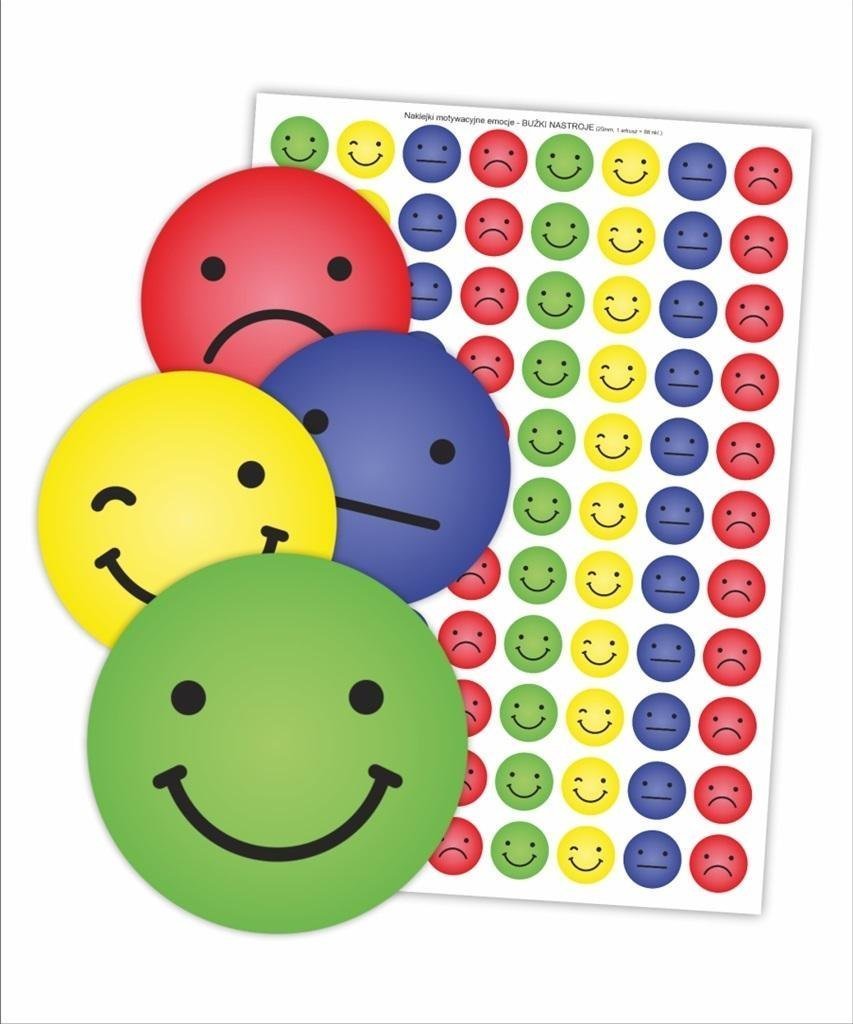 LearnHow Naklejki. Buźki nastroje