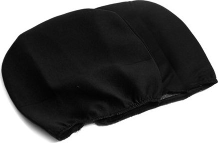Labo Bawełniane pokrowce na zagłówki 2 szt. (czarne)