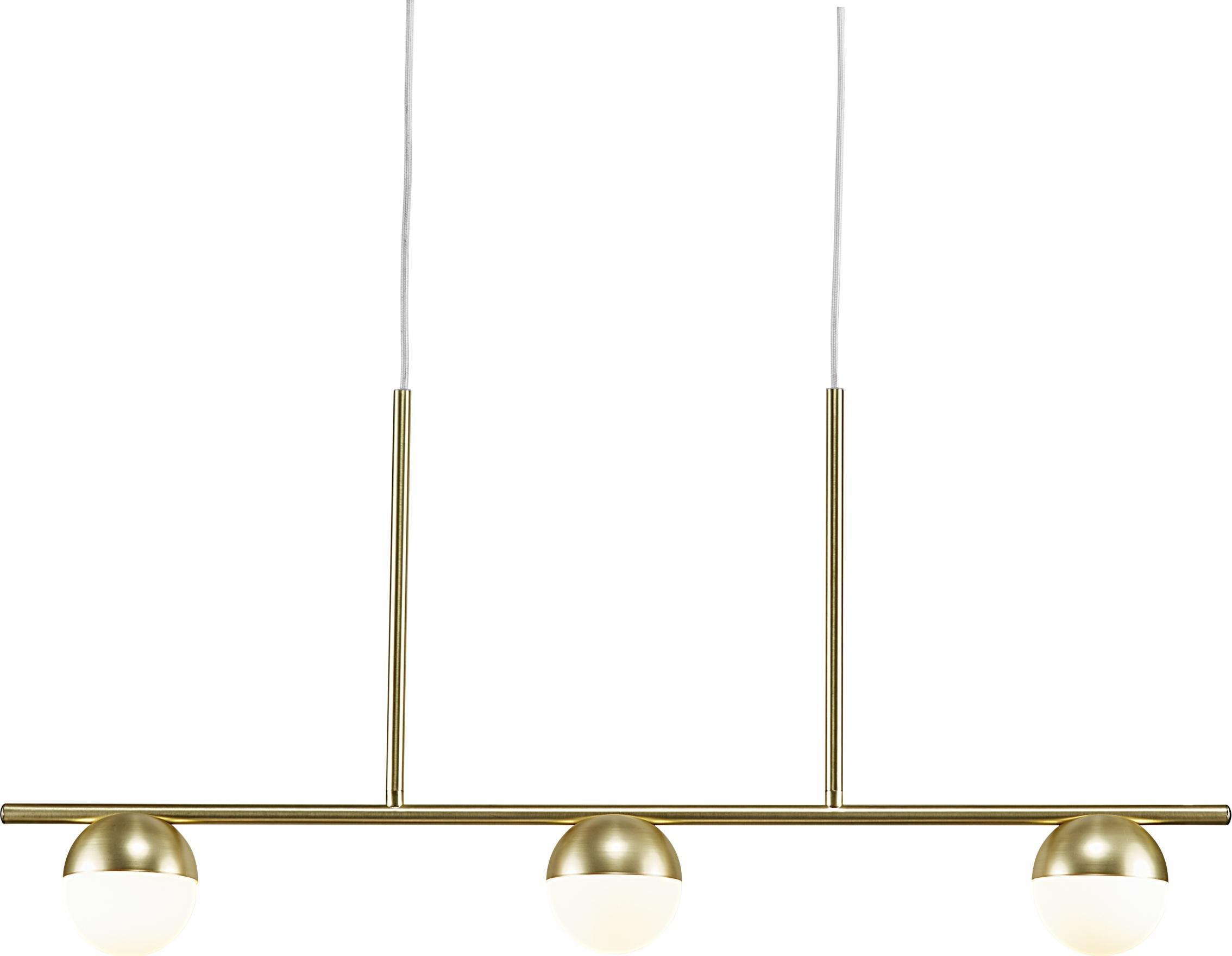 Lampa wisząca Nordlux Nowoczesna lampa wisząca LED Ready mosiężna Nordlux CONTINA kule 2010953035