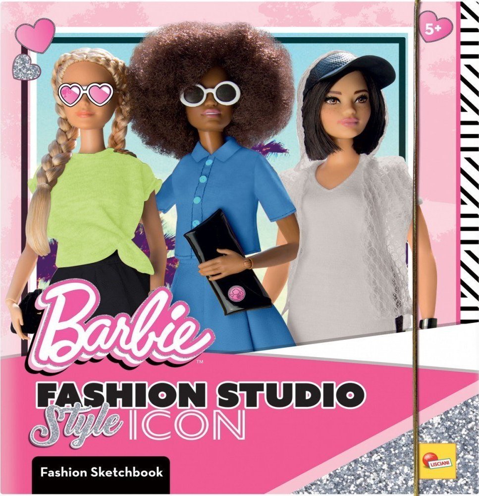 Lisciani LISCIANI BARBIE SKETCH BOOK STYLE ICON FASHION STUDIO