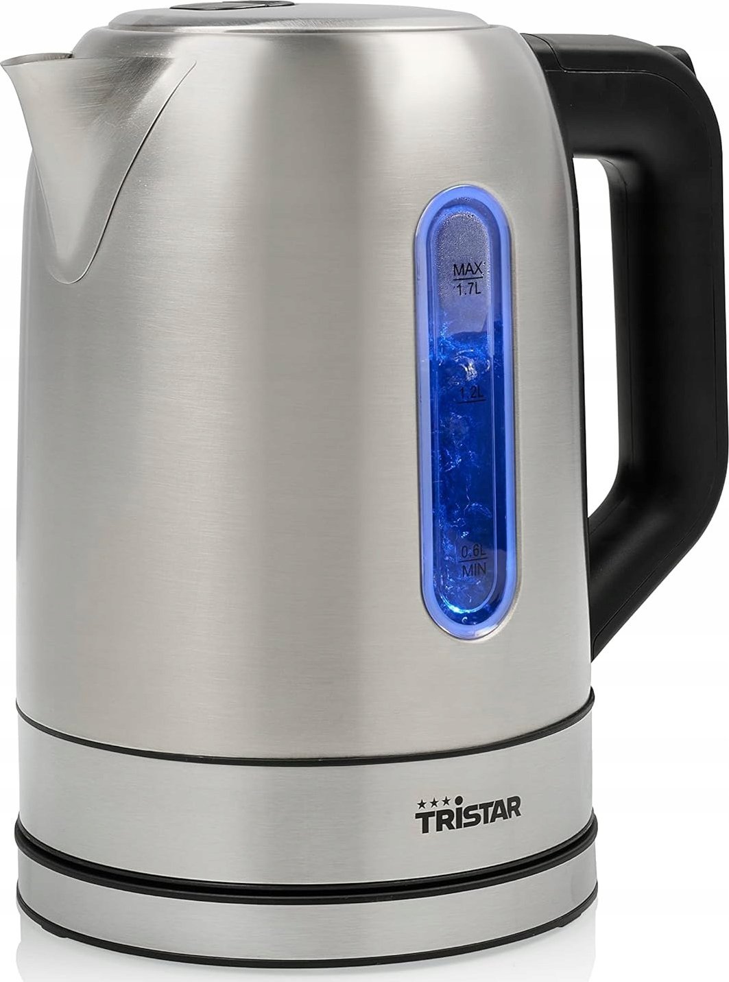 Tristar Kettle | WK-1344 | Electric | 2200 W | 1.7 L | Stainless steel | 360° rotational base | Silver