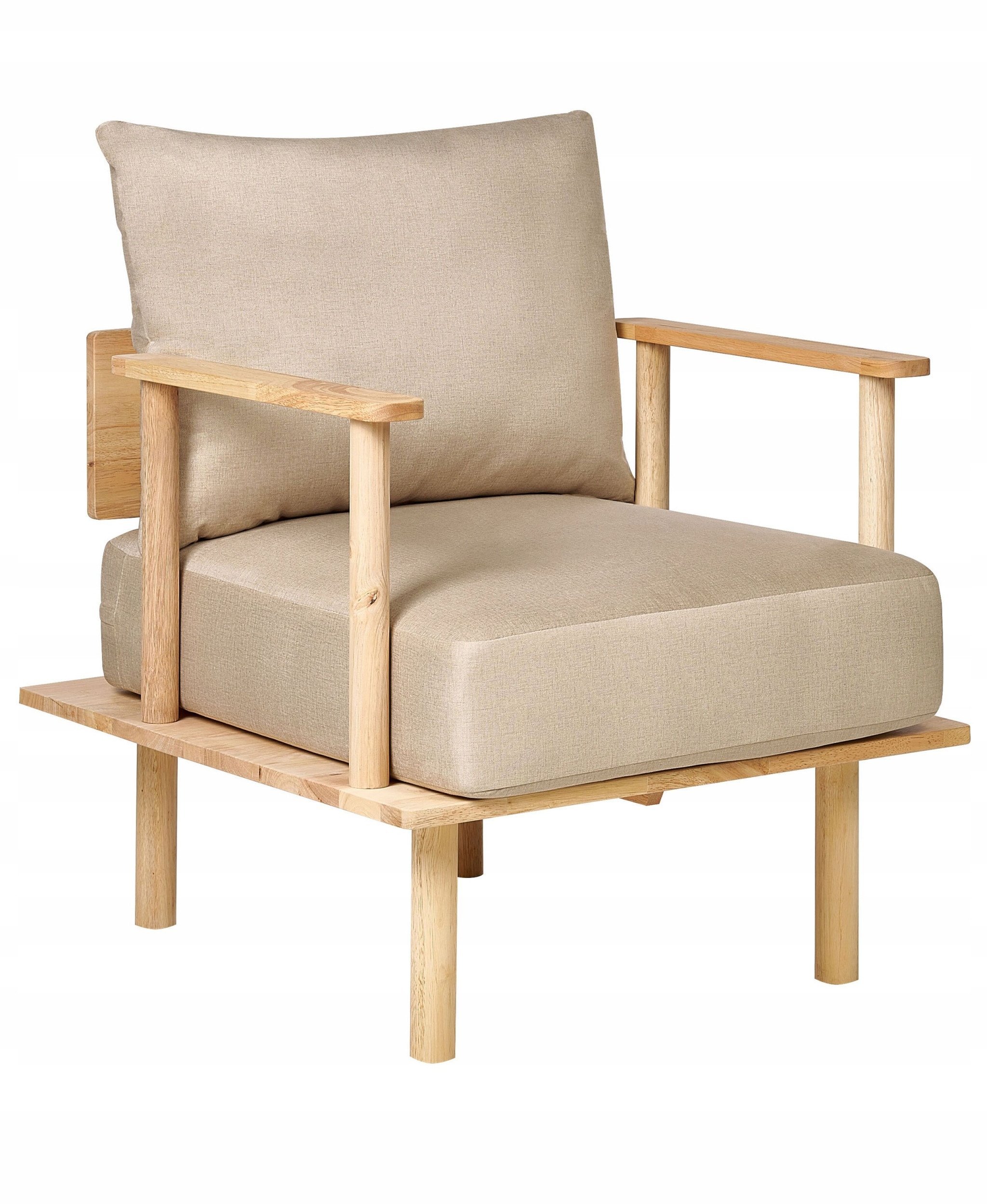 Beliani Fotel ASKER Piaskowy